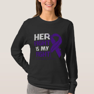 Her Fight Is My Fight CROHN'S DISEASE AWARENESS Fe T-Shirt