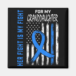 Her Fight Is My Fight Diabetes Awareness Shirt Gra Magnet