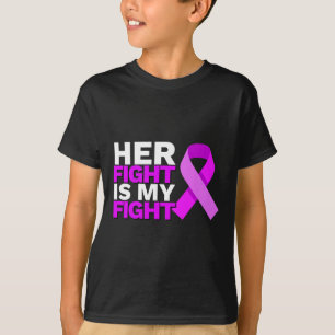 Her Fight Is My Fight Epilepsy Awareness Month Pur T-Shirt