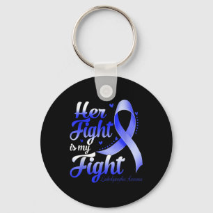 Her Fight Is My Fight Leukaemia Awareness Warrior Keychain