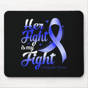 Her Fight Is My Fight Leukaemia Awareness Warrior Mouse Pad