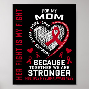 Her Fight Is My Fight Mom Multiple Myeloma Awarene Poster