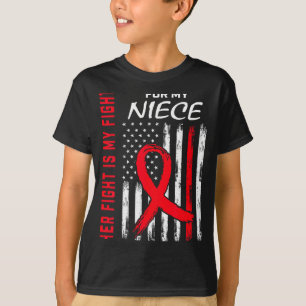Her Fight Is My Fight Niece Heart Disease Awarenes T-Shirt