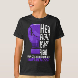 Her Fight is My Fight Pancreatic Cancer Awareness  T-Shirt