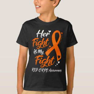 Her Fight Is My Fight Rsd Crps Awareness Ribbon T-Shirt