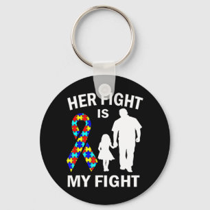 Her Fight Is My Fight tshirt is a great tee for au Keychain