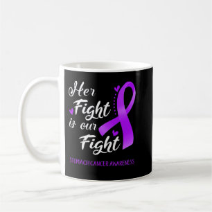 Her Fight is Our Fight Stomach Cancer Awareness Su Coffee Mug