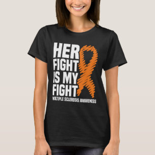 Her Fight My Fight Ms Multiple Sclerosis Awareness T-Shirt