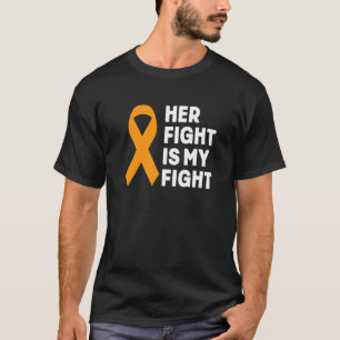 Her Fight My Fight Ms Warrior Multiple Sclerosis A T-Shirt