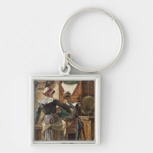 Her First Born Keychain