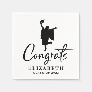 Her Graduation Party Congrats Napkin