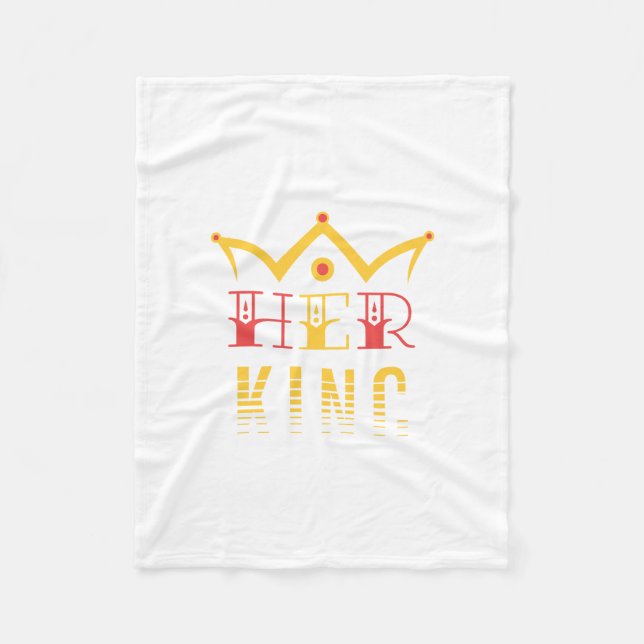 Her King Fleece Blanket (Front)