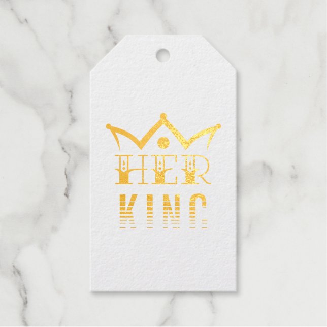 Her King Gift Tags (Front)