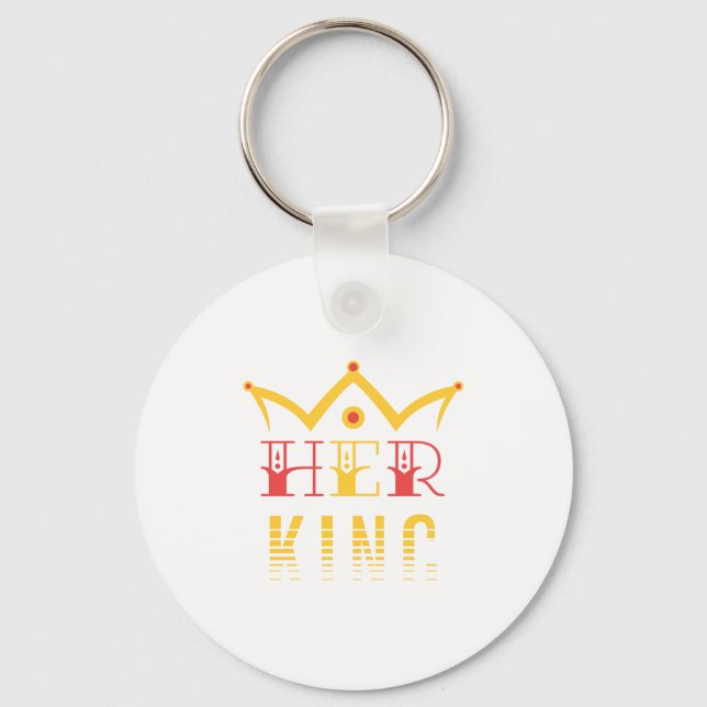Her King Keychain (Front)