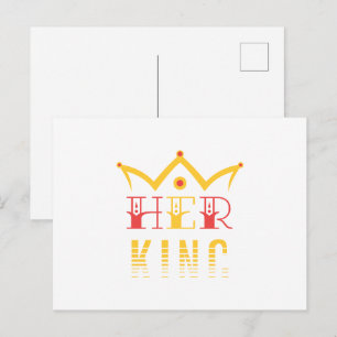 Her King Postcard