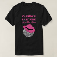 Her Last Ride Disco Cowgirl Bachelorette Party