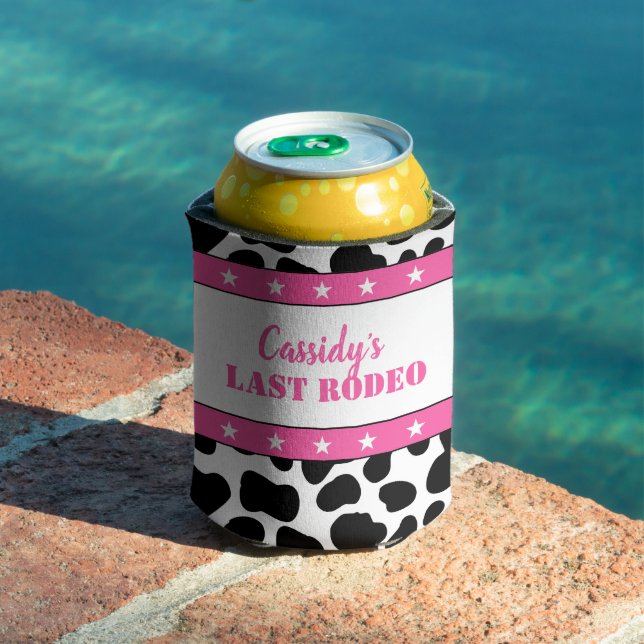 Her Last Rodeo Disco Cowgirl Bachelorette Party Can Cooler (In Situ Pool)