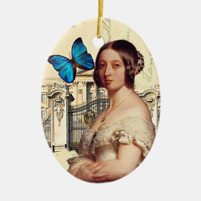 Her Majesty Queen Victoria Ceramic Ornament (Front)