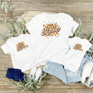 Her Mini Retro Font Vintage Feel, Mommy and Me  Toddler T-shirt