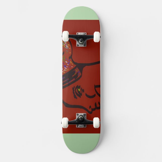 Her Name Is Light Skateboard (Front)