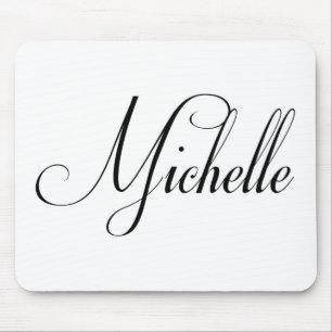 Her Name is Michelle Calligraphy Mouse Pad
