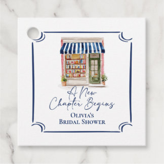 Her New Chapter Begins Book themed Bridal Shower Favour Tags