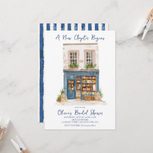 Her New Chapter Begins Book themed Bridal Shower Invitation