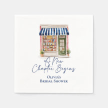 Her New Chapter Begins Book themed Bridal Shower