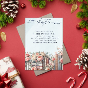 Her Next Chapter Begins, Storybook Bridal Shower  Acrylic Invitations