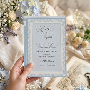 Her Next Chapter Bridal Shower Invitation