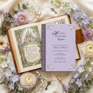 Her Next Chapter Bridal Shower Invitation