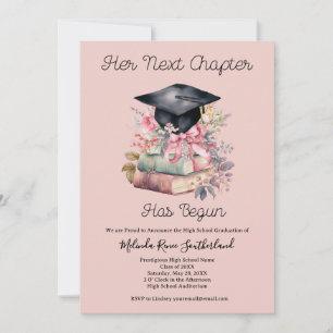 Her Next Chapter Graduation Announcement