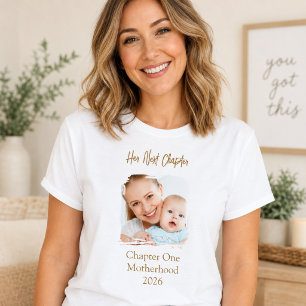 Her Next Chapter Mother Mom Photo T-Shirt