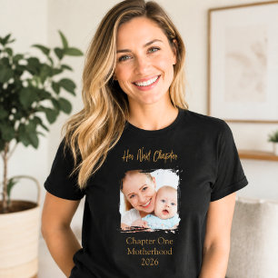Her Next Chapter Mother Mom Photo T-Shirt