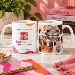 Her People Personalized Photo Collage Mug