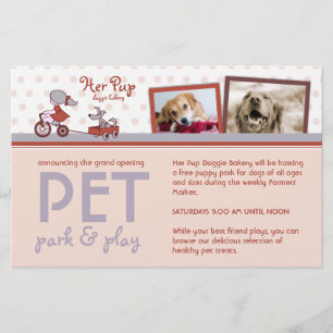 Her Pup 5.5"x8.5" Flyers