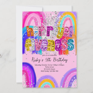Her Royal Fiveness Birthday Invitation