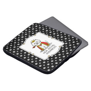 Her Royal Highness Queen Westie Dog Laptop Sleeve