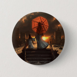 Her Silent Silhouette 2 Inch Round Button