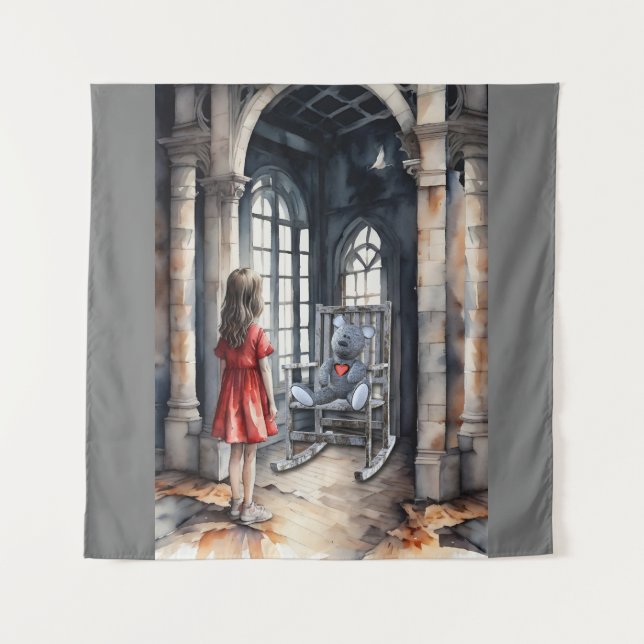 HER SPECIAL PLACE TO GO WHEN SHE NEEDS TO Tapestry (Front)