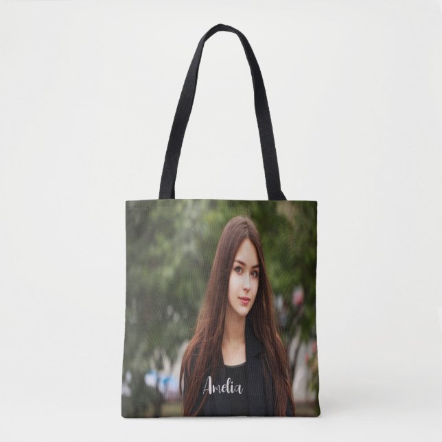 Her Story Starts Here: Personalized Tote for Girls (Front)