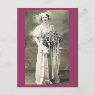 Her Wedding Day Postcard