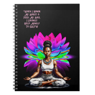 Her Wisdom Grow Spiral Photo Notebook