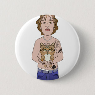 Hera and Vinnie 2 Inch Round Button