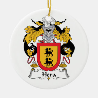 Hera Family Crest Ceramic Ornament