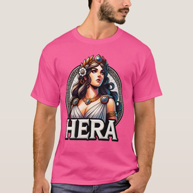 Hera Greek Goddess Mythology Ancient Greece T-Shirt (Front)