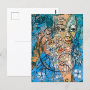 Hera, Infinity Dots by After Francis Picabia Postcard