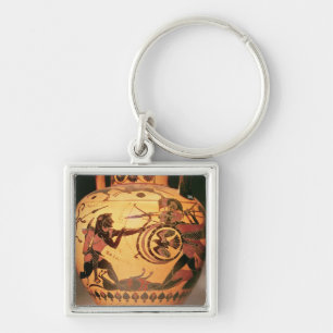 Heracles fighting Geryon Keychain