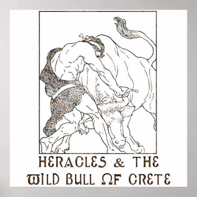 Heracles & The Bull of Crete Poster (Front)
