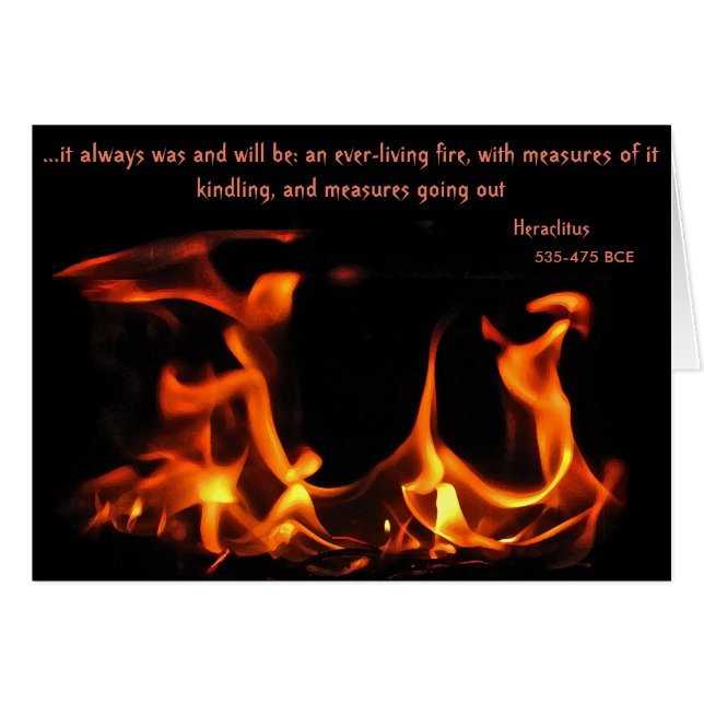 Heraclitus carte incendie éternelle (Devant horizontal)